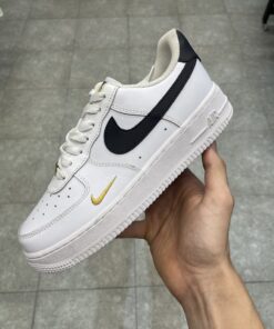 Air Force low lv8 white black swoosh