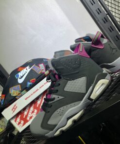 Air Jordan 6  Black purple