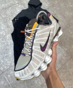 Nike air shox grey & orange