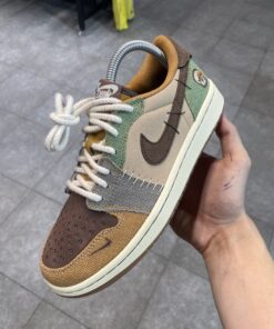 Nike air jordan 1 low voodoo marron