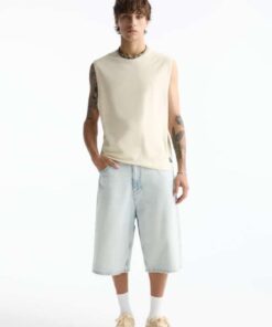 Baggy jorts  pull & bear "original" Light blue