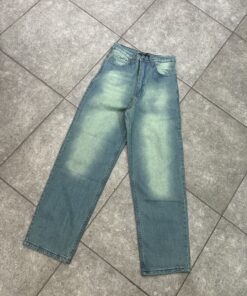 Baggy jeans Green blue washed