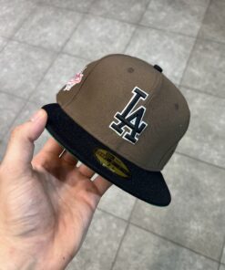 Casquette LA marron