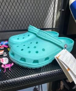 Crocs bleu vert