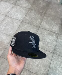 Casquette white sox black