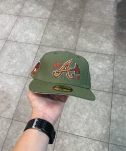 Casquette atlanta bravers green