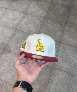 Casquette LA 75th world series yellow and white