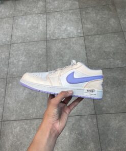 Air jordan 1 low purple and pink