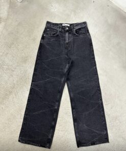 Baggy blach washed jeans