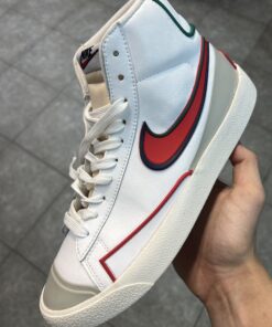 Nike blazer mid red swoosh