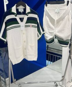 Ensemble casablanca tennis club white green and dark blue