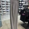 Pantalon en lin gris