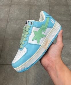 Bape star blue and green