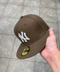 Casquette NYC marron
