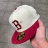 Casquette BOSTON red & beige