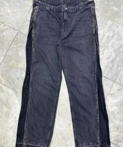 Flared jean zip