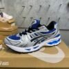 Asics kayano 14 blue and silver