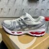 Asics kayano 14 silver and red