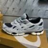 Asics gel NYC black and grey white logo