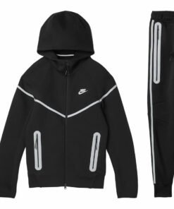 Nike tech fleece black reflective