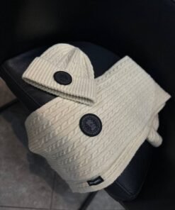 Écharpe et bonnet canada goose beige