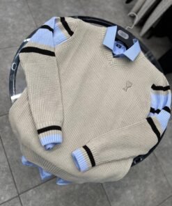 Ami knit sweaters colle V