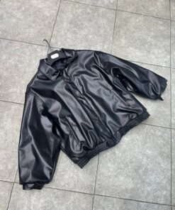 Leather jacket cuire noir