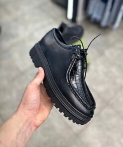 chunky loafer salviano crocodile