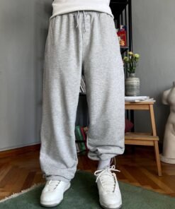Baggy Sweat pants grey " original " black swag