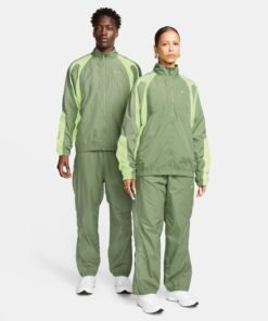 nocta nylon tracksuit green