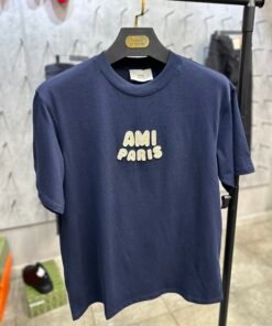T-shirt AMI Paris colle rond high quality