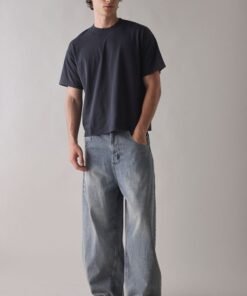 T-shirt pull & bear grey