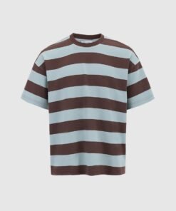 Pull & bear brown strips