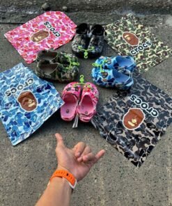 crocs bape