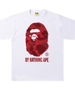 Bape red shirt