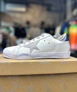 Golden goose white and bleu
