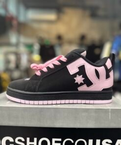 Dc shoes black and pink