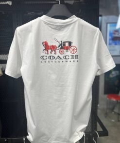 T-shirt coach blanc