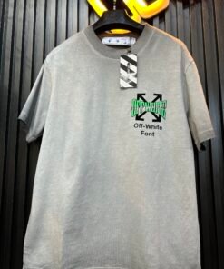 T-shirt off white font