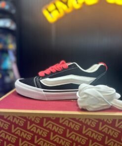Vans pink laces