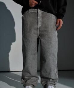 Zara baggy winter Asid washed  Grey " orignal "