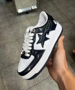 Bape star shoes black