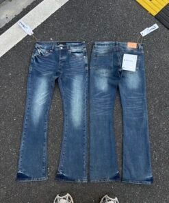 Botcut purple blue navy