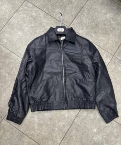 Corteiz Alcatraz leather jacket